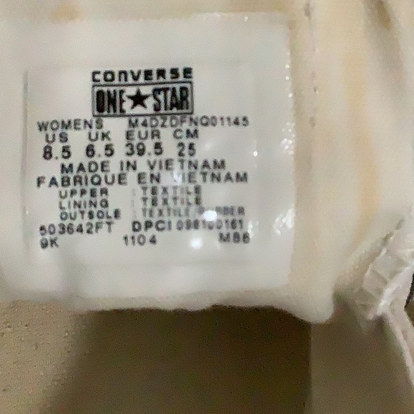 Converse One Star unisex M 7/ W 8.5 - Picture 7 of 7